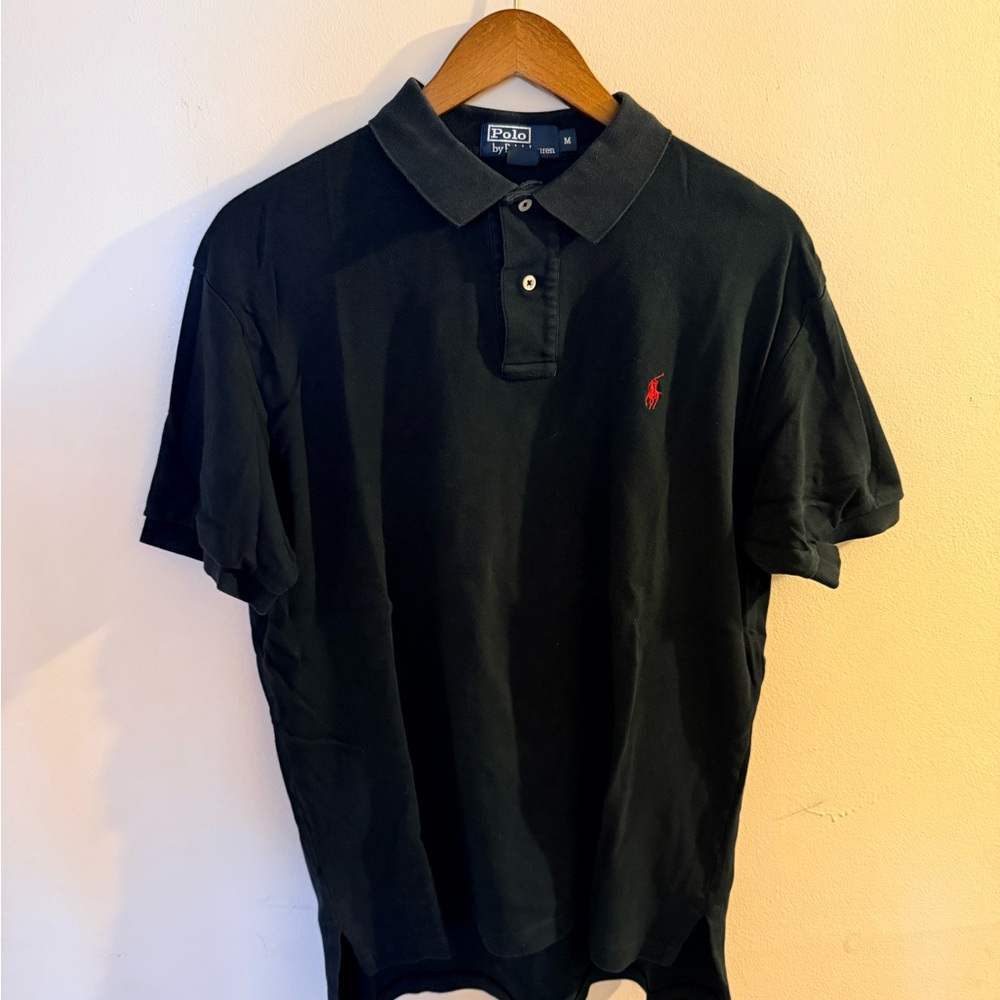 Ralph Lauren Black Polo Shirt for Men